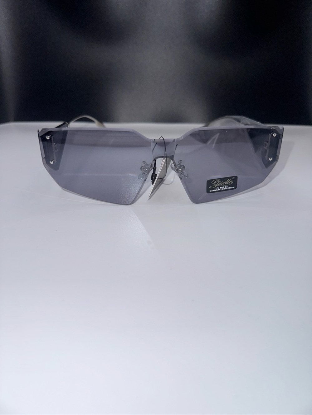 Unbranded Men's Rimless Gray Fashion Sunglasses